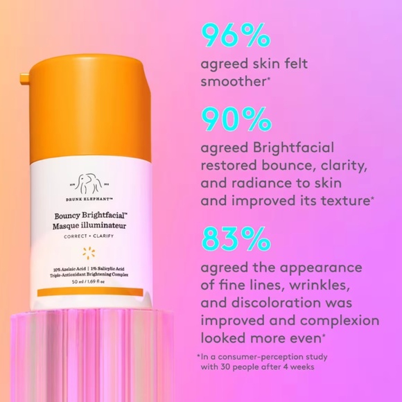 Drunk Elephant Bouncy Brightfacial Brightening Mask - Picture 3 of 4